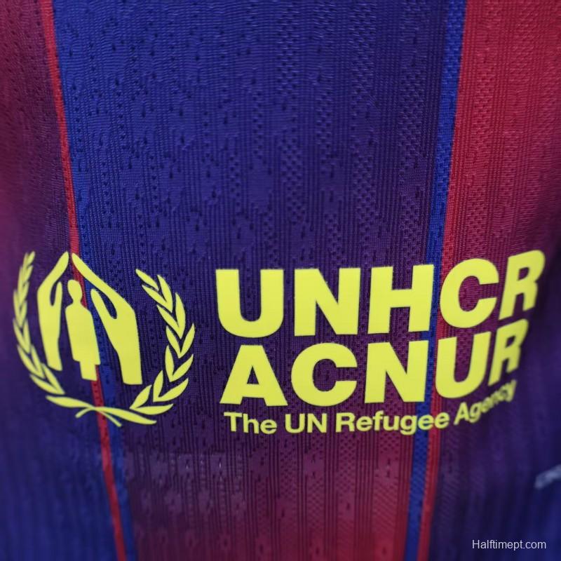 Player Version 25/26 Barcelona Home Jersey