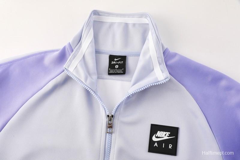 2025 NIKE Purple Full Zipper Jacket + Long Pants