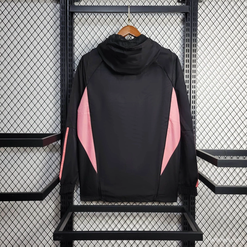 25/26 Bayern Munich Jacket Black Windbreaker