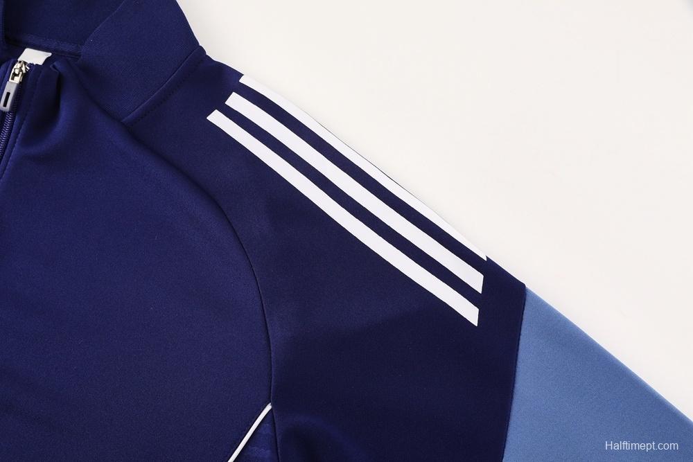 2025 Adidas Navy Full Zipper Jacket + Long Pants