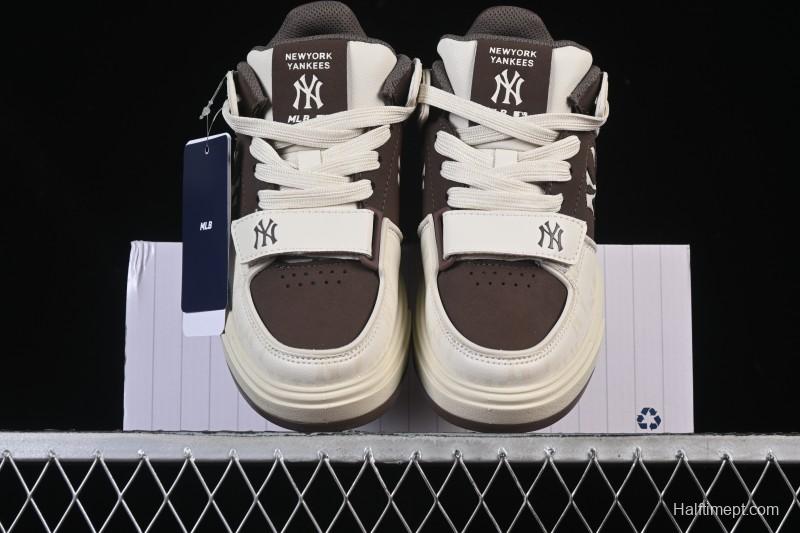 New York Yankees Chunky Liner Magic Strap Lightweight Platform Casual Sneakers - 3ASXW015N50BRS