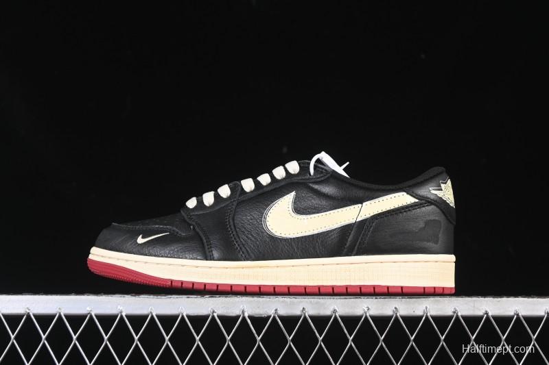 Nike Nigel Sylvester x Air Jordan 1 Low Casual Lifestyle Sneakers - IB8958-001