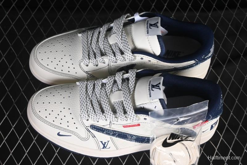 Nike Travis Scott x Fragment Design x Air Jordan 1 Low OG SP AJ1 Low Top Casual Sneakers - CX5050-Y16