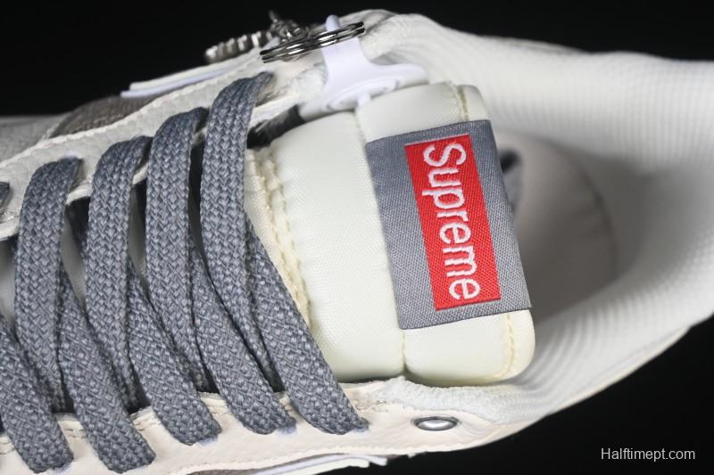 Nike Air Force 1 '07 Low Supreme Collaboration Beige Canvas Casual Sneakers - XX3168-210