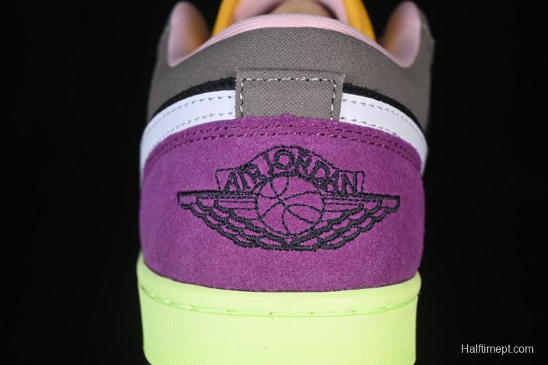 Nike Air Jordan 1 Low Tokyo Bio Hack Casual Sneakers - HQ2010-005