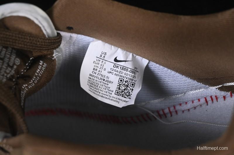 Nike Air Force 1 '07 Low LV Collaboration Military Green Silver Black Casual Sneakers - DK0188-086