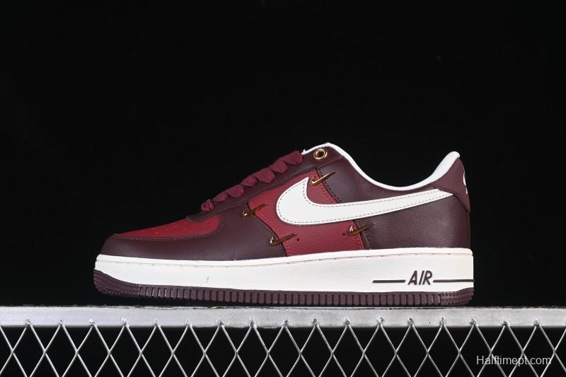 Nike Air Force 1'07 Low Casual Sneakers with Full-Length Air Cushion - IR0485-611