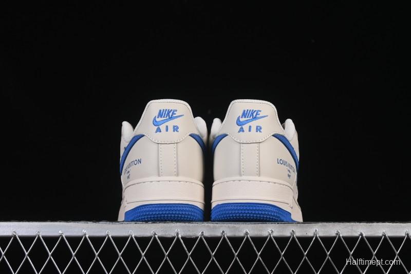 Nike Air Force 1 '07 Low LV Collaboration Mesh Panel Light Blue Low-Top Casual Sneakers - QW5836-025