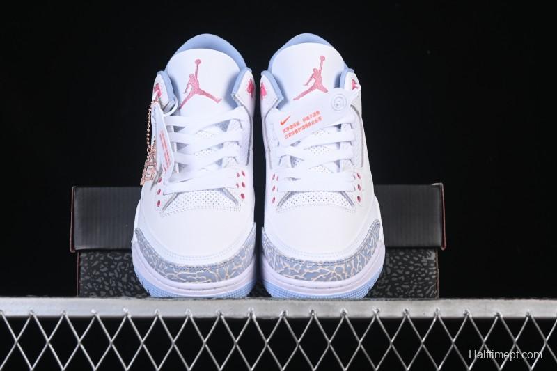 Nike Air Jordan 3 Retro Cobalt Bliss Design - HQ0784-101