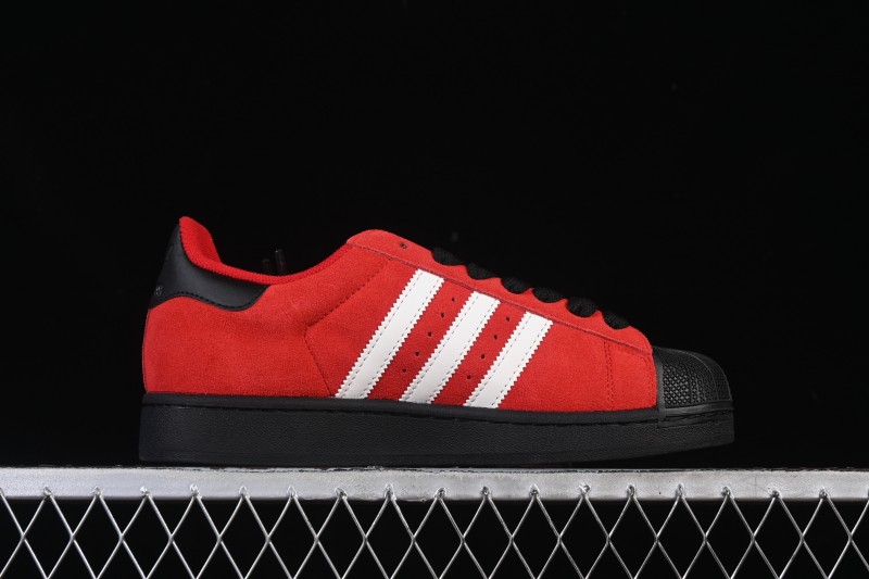 Adidas Superstar II Casual Sneakers with Shell Toe Design - JQ3220