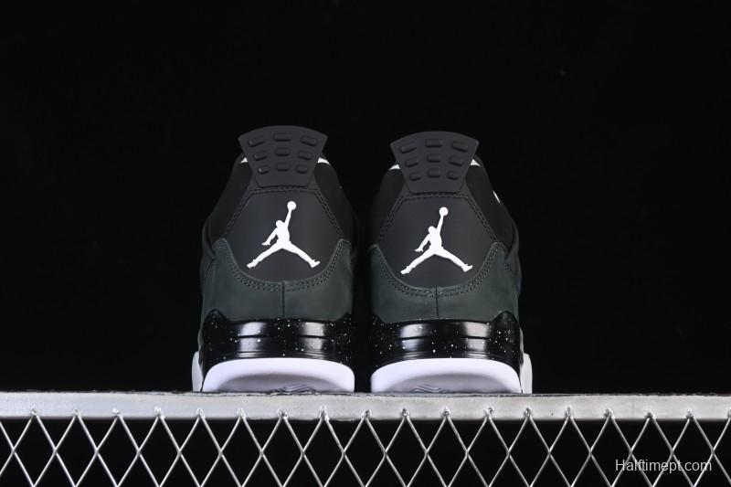 Nike Air Jordan 4 Retro Basketball Shoes with Fear Pack Design - FQ8138-002