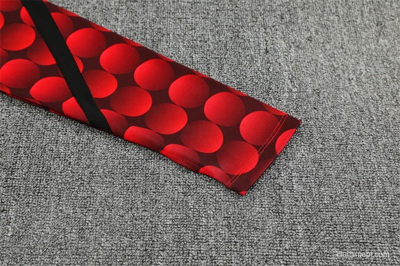 25/26 Feyenoord Red Black Camouflage Half Zipper Jacket+Long Pants