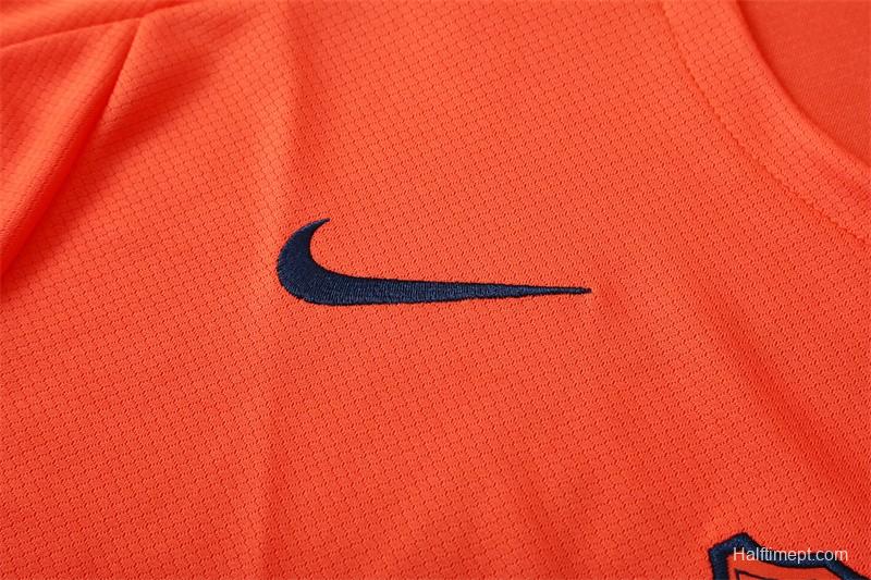 25/26 Barcelona Orange T90 Short Sleeve Jersey+Shorts