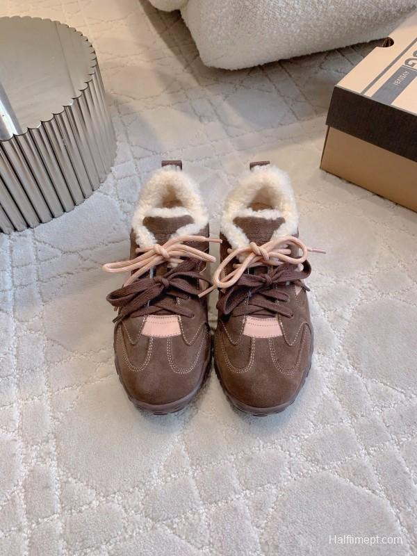 UGG 2025/SS New Wool Warm Platform Casual Shoes - AS00291