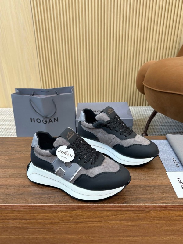 Hogan H-STRIPES Series Couple High Platform Chunky Dad Sneakers - AS00350