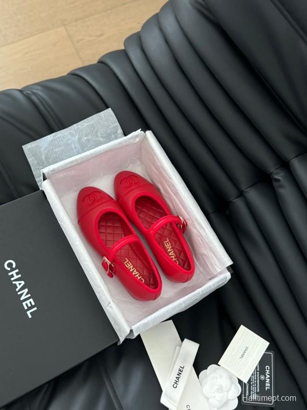 Chanel SS 2025 Runway Mary Jane Flats - LY00