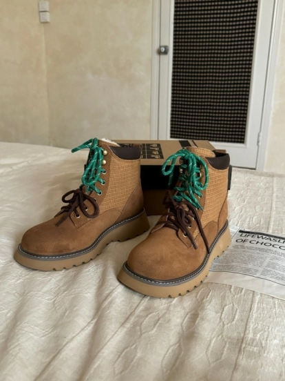 Agoge Autumn Winter New British Style Ankle Boots Martin Boots - KFY00