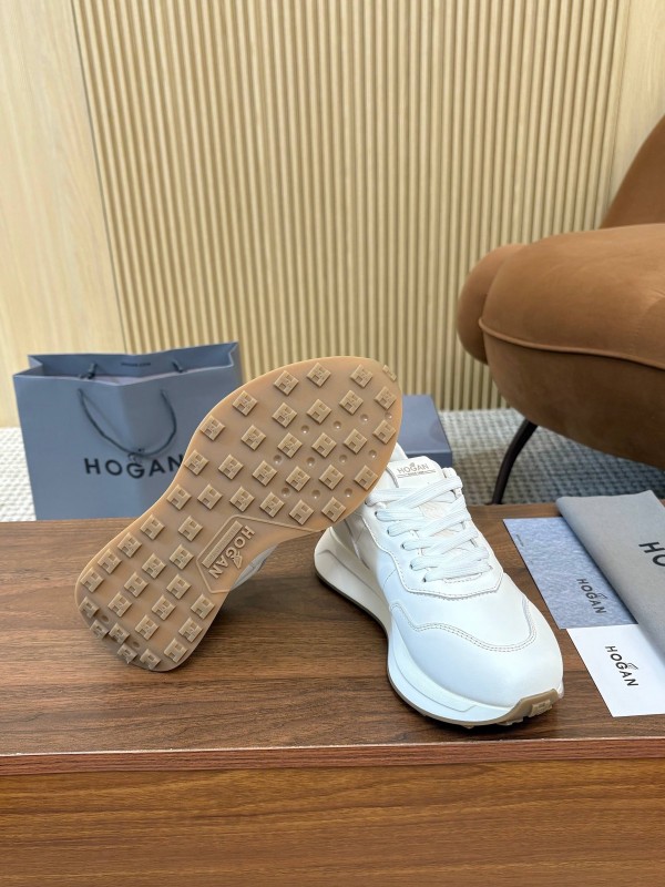 Hogan H-STRIPES Series Couple Thick Sole Dad Shoes Airship Sneakers - AS00350
