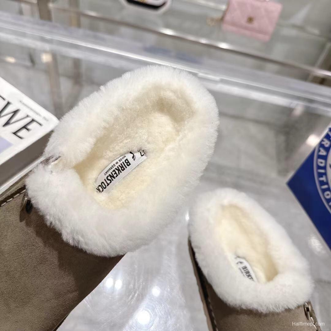 Birkenstock 2025 SS Japan Limited Edition Unisex Sandals with Suede Upper and Wool Lining - LY00250