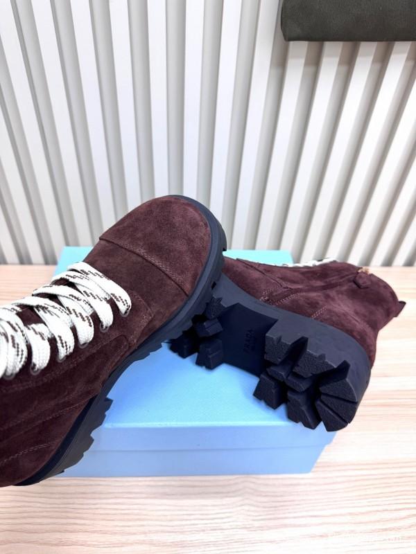 Prada 2025 SS Platform Martin Boots - LY0350