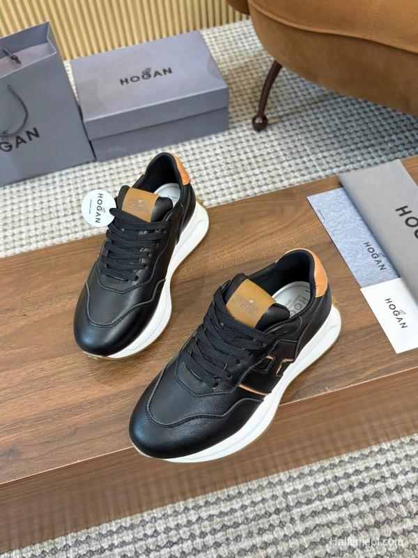 Hogan H-STRIPES Series Couple High Platform Dad Shoes Sneakers - AS00350