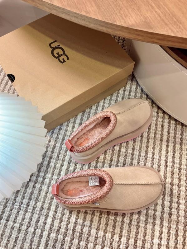 UGG Tazz Platform Wool Slipper Boots - MJ00230