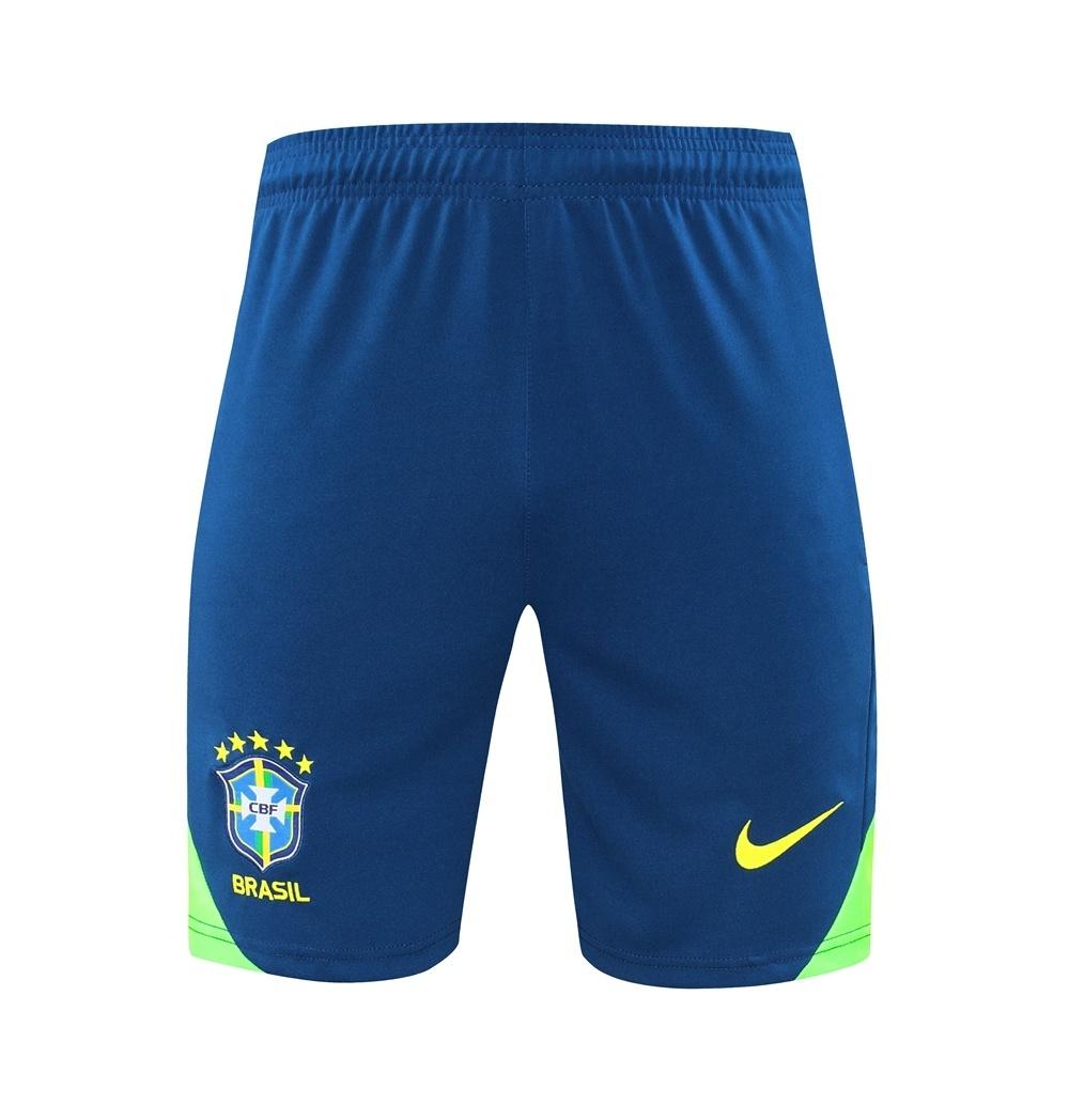 2025 Brazil Lake Green Short Sleeve+Soccer Shorts