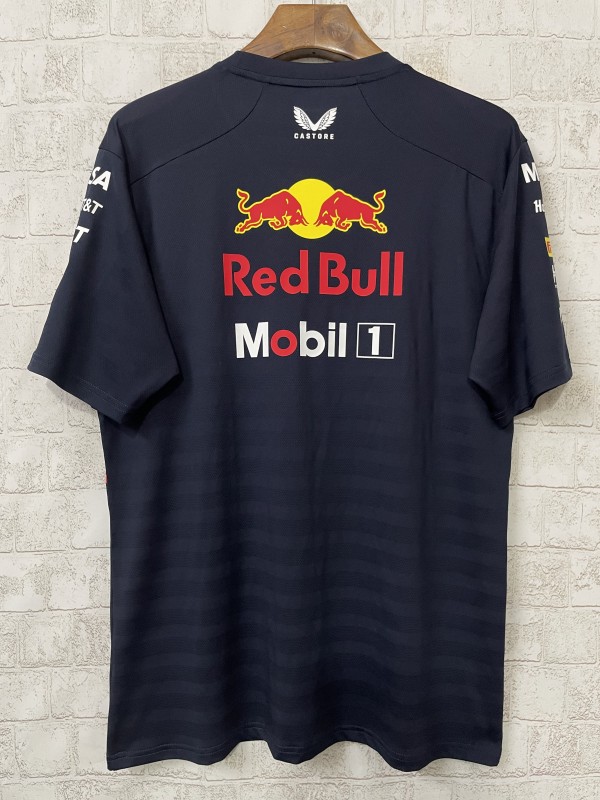 2026 F1 Oracle Red Bull Racing Navy with Red Stripes T-Shirt