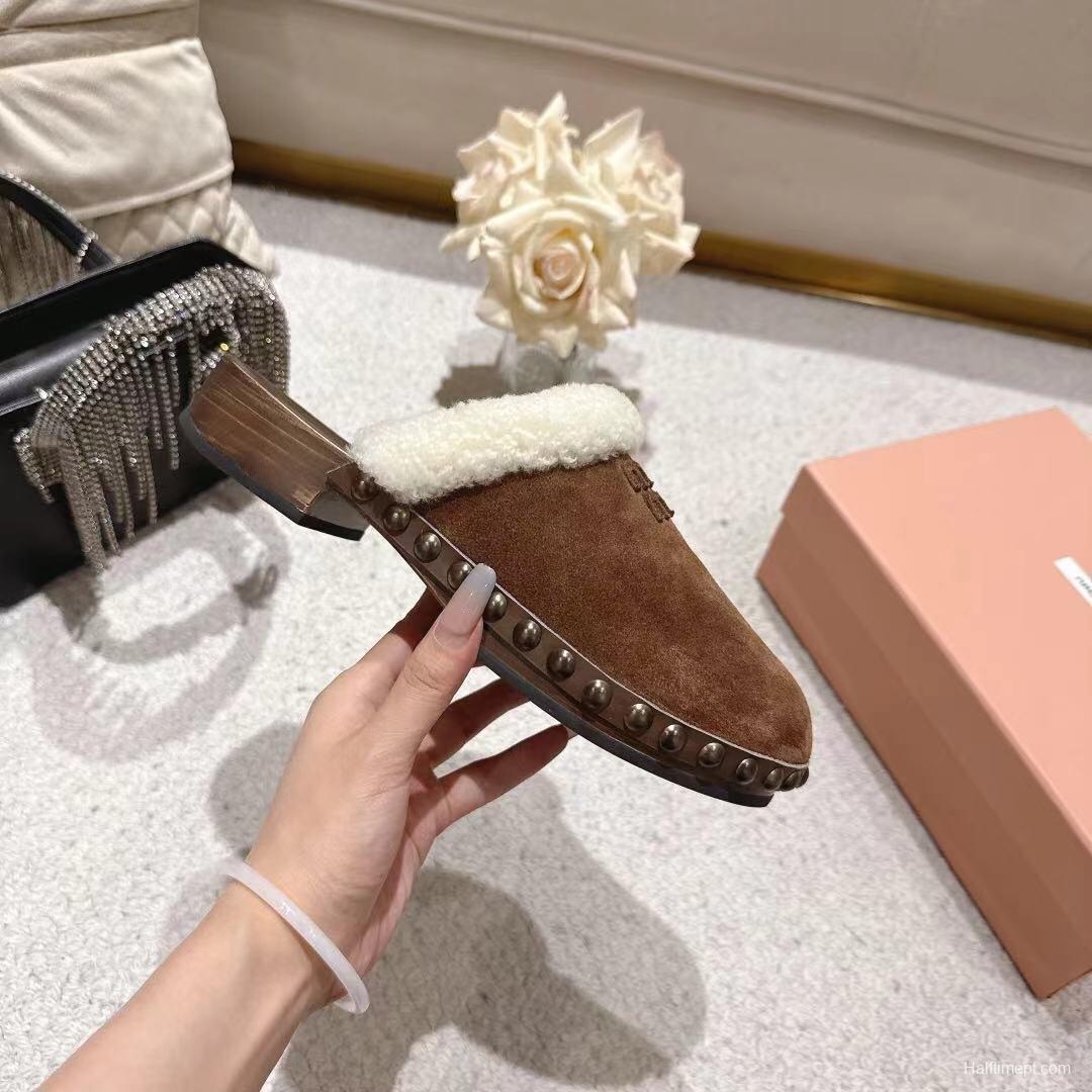 Miu Miu Cotton Shoes Sandals 2025 SS Collection - LY00260