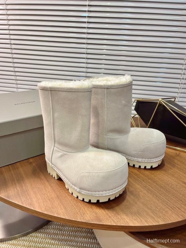 Balenciaga 2025 SS Oversized High Heel Snow Boots - AS00520
