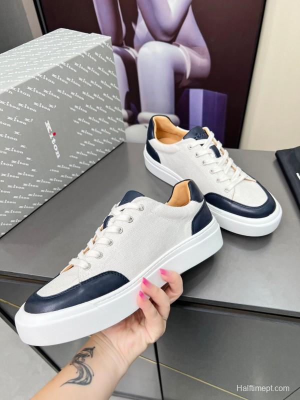 Kiton Tie-Dye Old Money Style Casual Men's Shoes - KFY00320