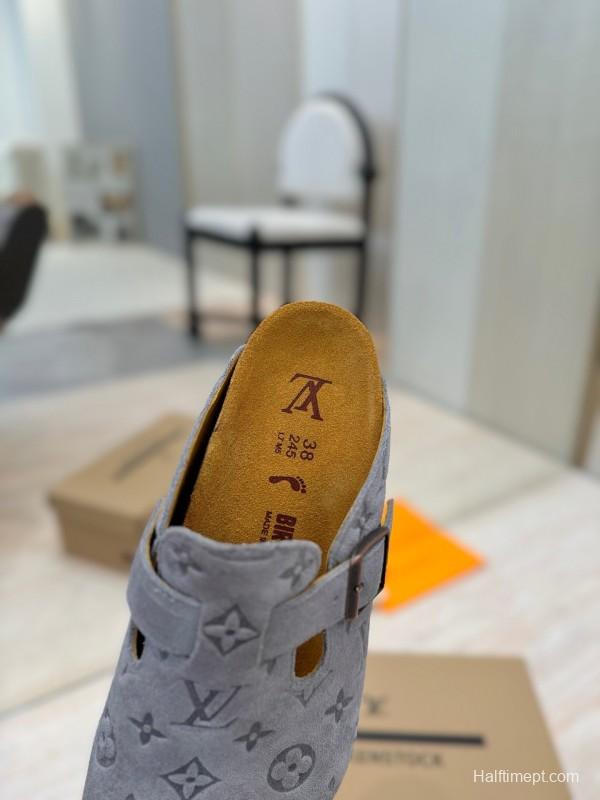 Louis Vuitton Louis Vuitton × BIRKENSTOCK Boston Soft Sole Mule Slippers - KFY00300