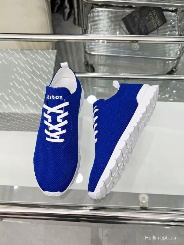 Kiton Four Seasons Classic Casual Knit Shoes - KFY00300