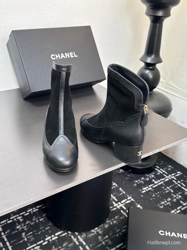 Chanel 2025 SS Short Boots Essential Fall Winter Fashion Item - LY00390