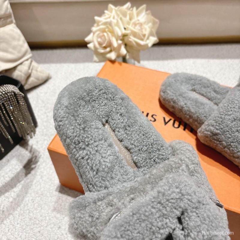 L牌 Wool Lazy Slippers - LY00260