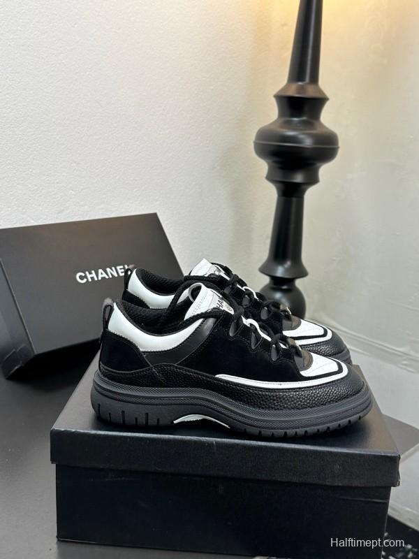 Chanel Spring/Summer 2025 Runway Thick Sole Sneakers - LY00320