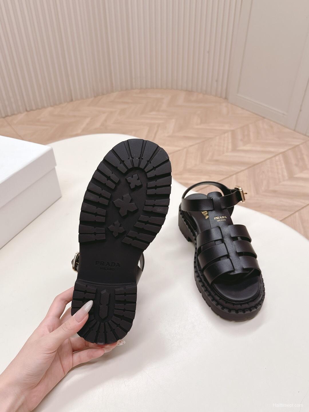 Prada Spring/Summer 2025 Low-Top Sandals Roman Platform - LY00290