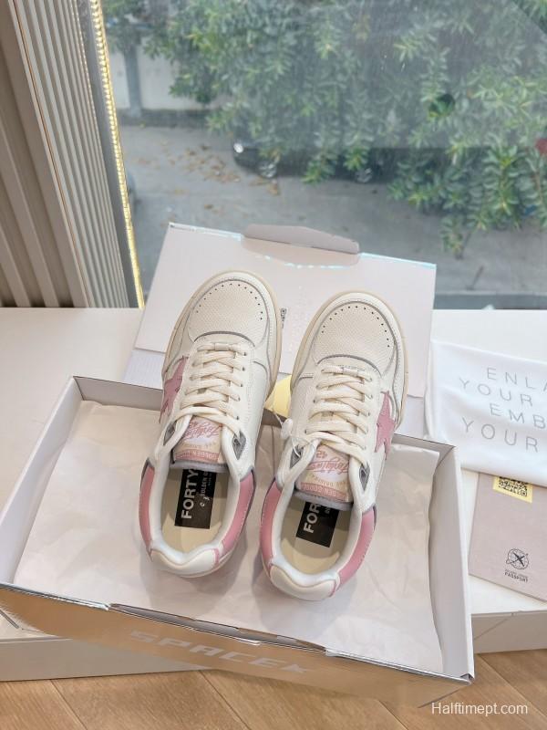 Golden Goose G411 Spring Summer Retro Running Shoes with Soft Sole - KFY00320