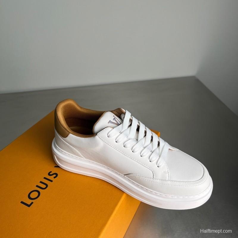 Louis Vuitton Beverly Hills Low-Top Fashion Sneakers Unisex Couple Style - YC