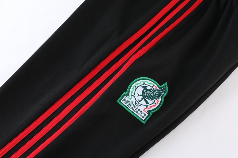 2025 Mexico Green Full Zipper Jacket+Long Pants