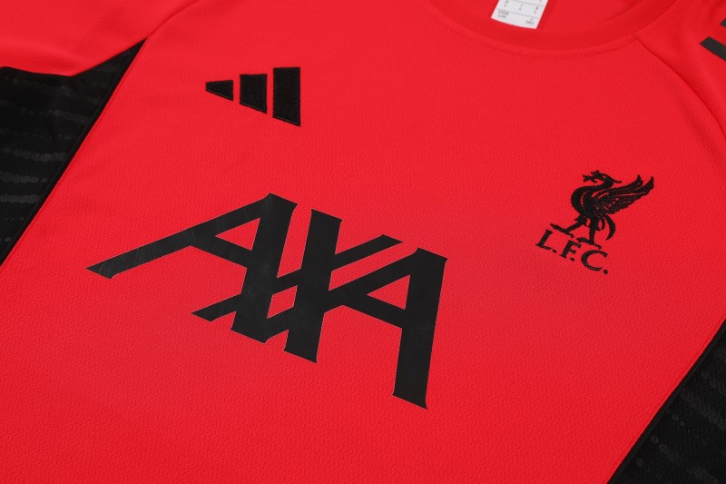 25/26 Liverpool Red Short Sleeve Jersey+Shorts