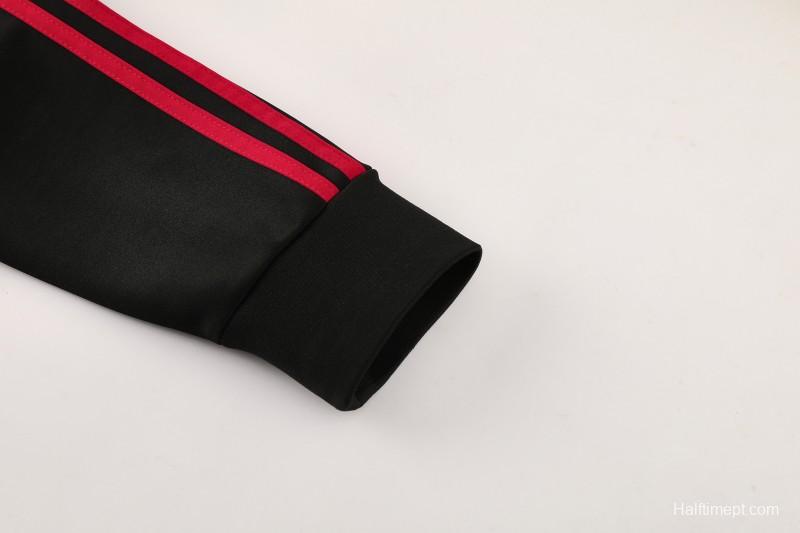 25/26 Liverpool FC Black  Full zipper Jacket Tracksuit+ long pants