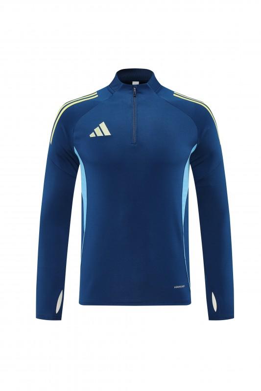 25/26  Adidas Navy Blue Full zipper Jacket Tracksuit+ long pants