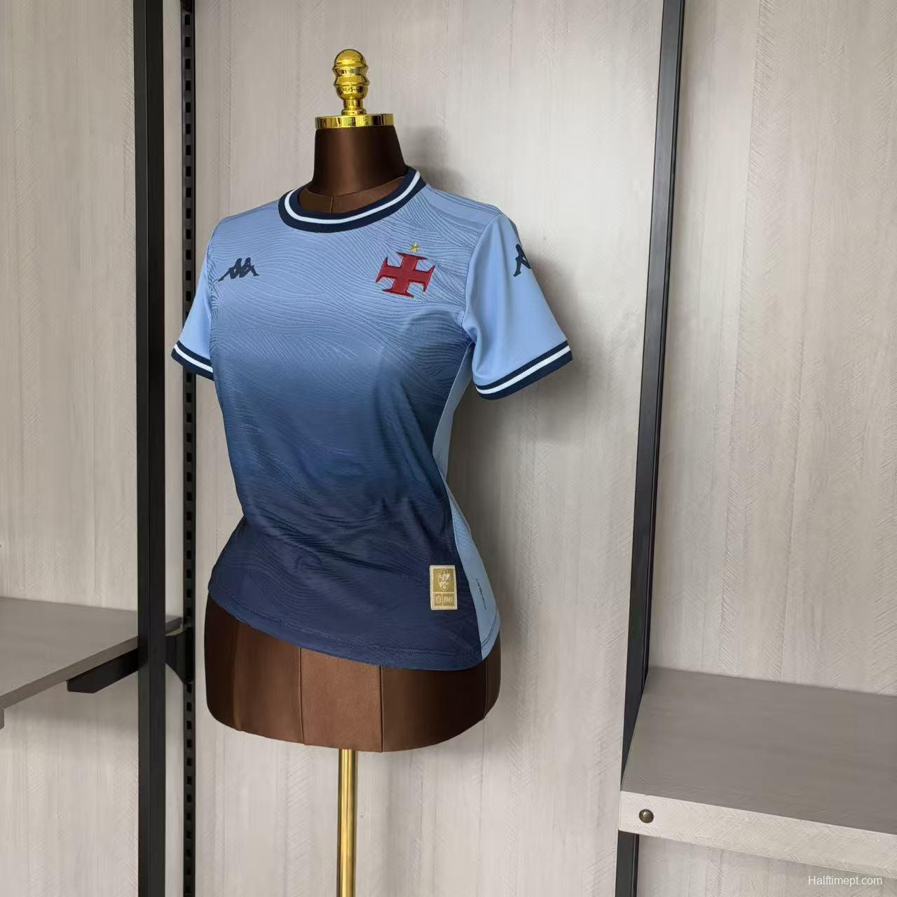 25/26 Women Vasco Da Gama Goalkeeper Blue Jersey