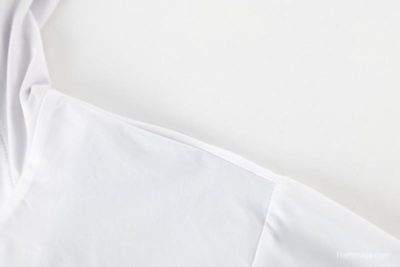 25/26 Real Betis White Black Green  Full zipper Jacket Tracksuit+ long pants