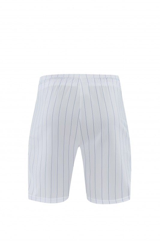 26/27 Chelsea FC  Blue  Stripes Short Sleeve+ White Soccer Shorts