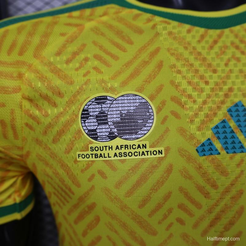 Player Version 26/27 South Africa Yellow & Green  Home Jersey (Adidas)