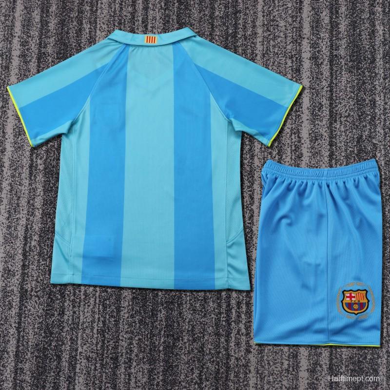 Retro Kids 07/08 FC Barcelona Away Jersey