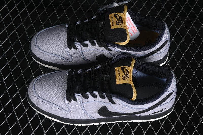 Nike SB Dunk Low Retro Skateboarding Shoes with Premium Leather Construction - FN5880-001