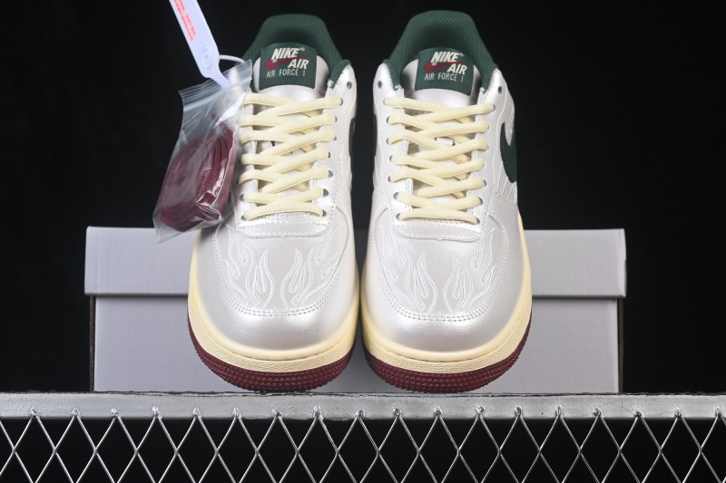Nike Air Force 1 '07 Low Basketball Lifestyle Sneakers with Full-Length Air Cushion - IR5896-030